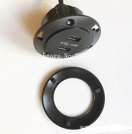 Germany France Russia Denmark Netherlands European standard plug USB desktop charging socket 5V table lamp USB charger grommet 