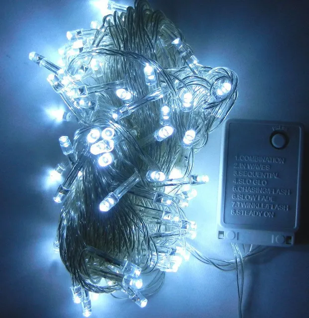 9 Colors Connectable LED Christmas Lights Indoor Outdoor Decoration 9 Colors Connectable LED Christmas Lights Indoor Outdoor Decoration 10M 100LEDs LED String Lights US EU - 9 Colors Connectable LED Christmas Lights Indoor Outdoor Decoration