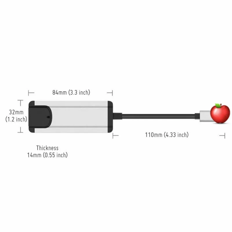 Тернет RJ45 проводной сети и USB Порт OTG адаптер для iPad Ethernet RJ45 сетевой адаптер