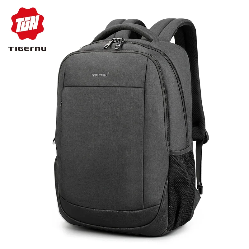 Tigernu morral de marca de carga USB hombre Mochila Anti-robo 15,6 \ Tigernu morral de marca de carga USB hombre Mochila Anti-robo 15,6 \