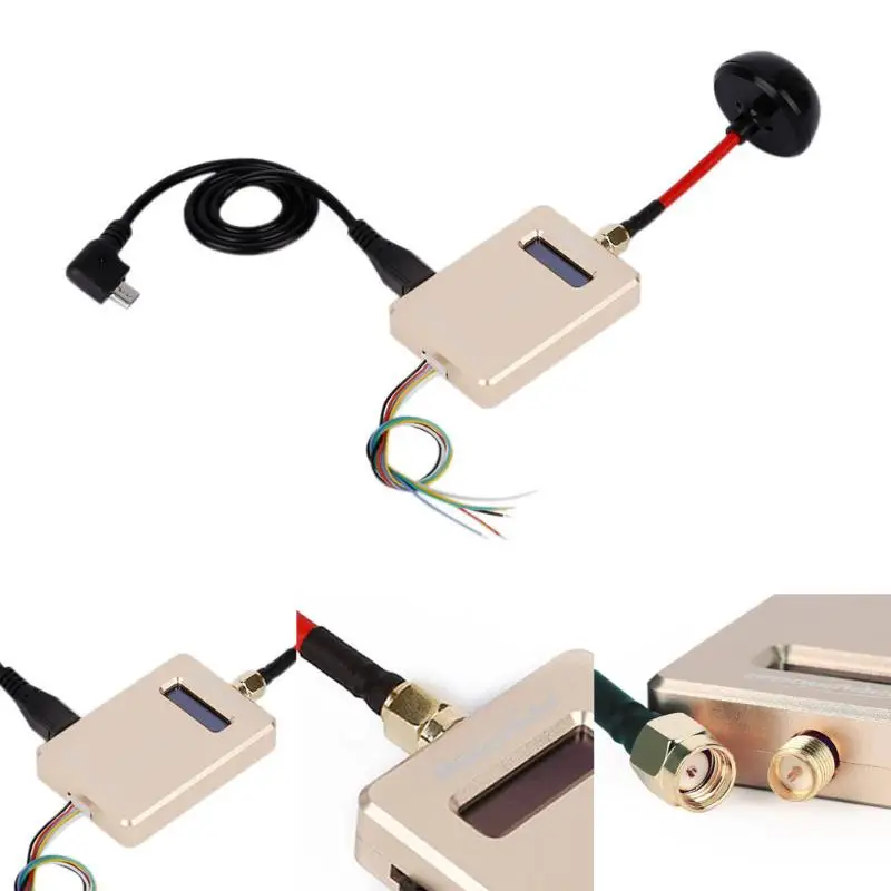  Wireless Mobile Video Receiver with Antenna OTG Connect Smartphone Tablet Golden FPV 5.8G VMBate RC