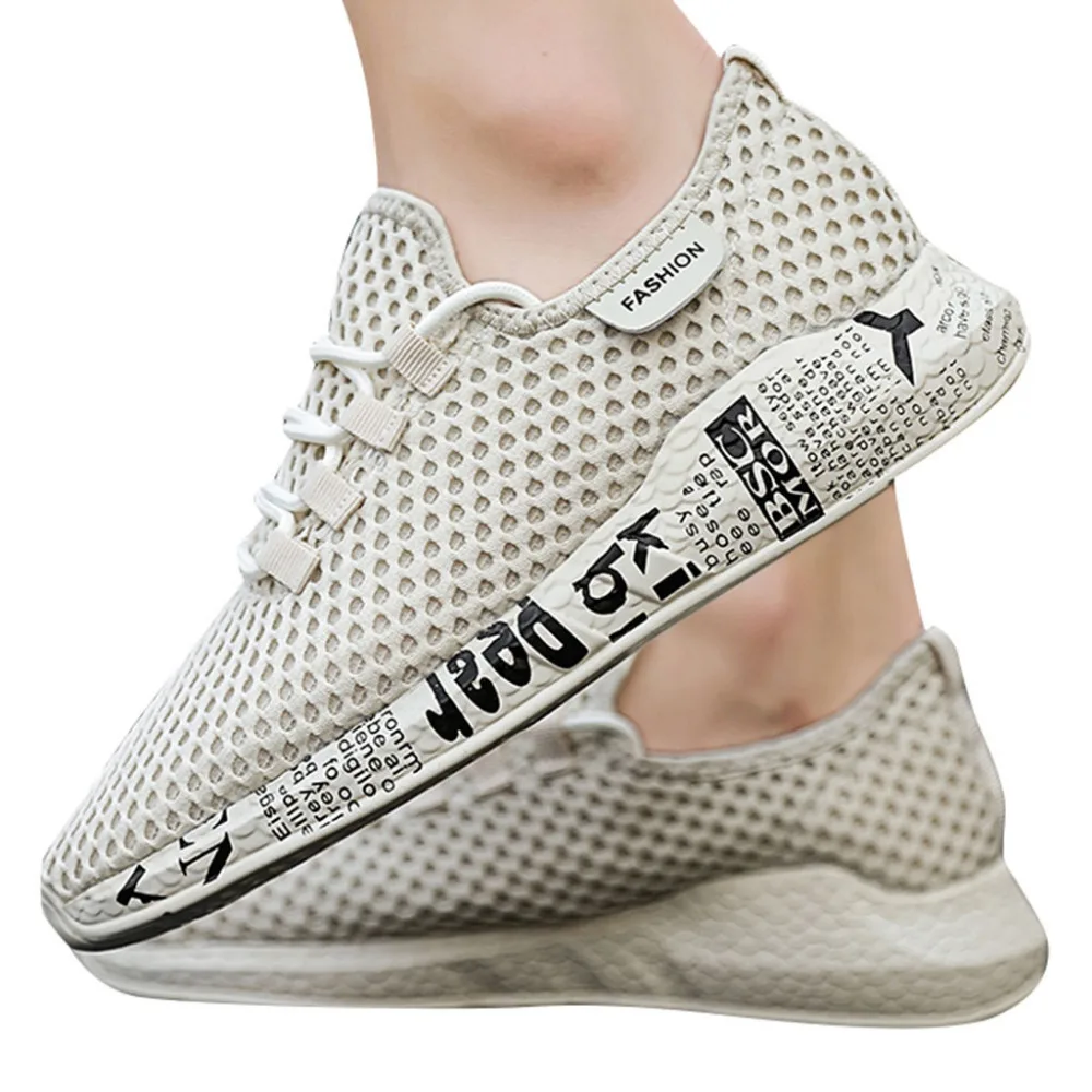 2019 Summer men's flying woven mesh breathable sports shoes platform lightweight non-slip comfort sneakers homens for male 40J14 (7)