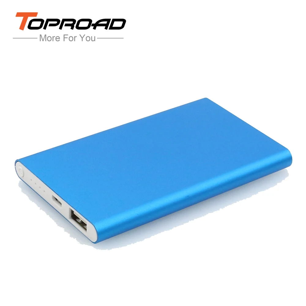 Ultra-thin Power Bank 4000mAh Bateria Externa Portable Battery Charger Universal Powerbank Cargador Portatil For Cell Phones PC
