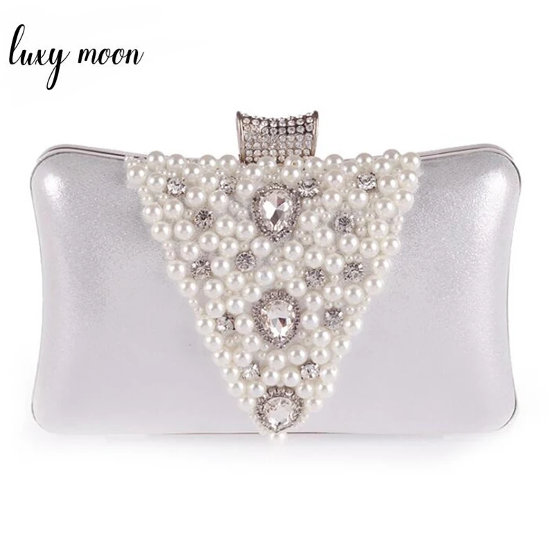 black and silver clutch