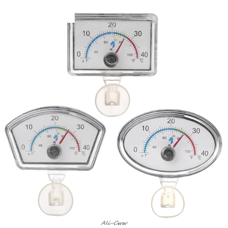 Аквариумный термометр указка для аквариума температурный циферблат погружной с присоской для аквариума температурный продукт 3 типа