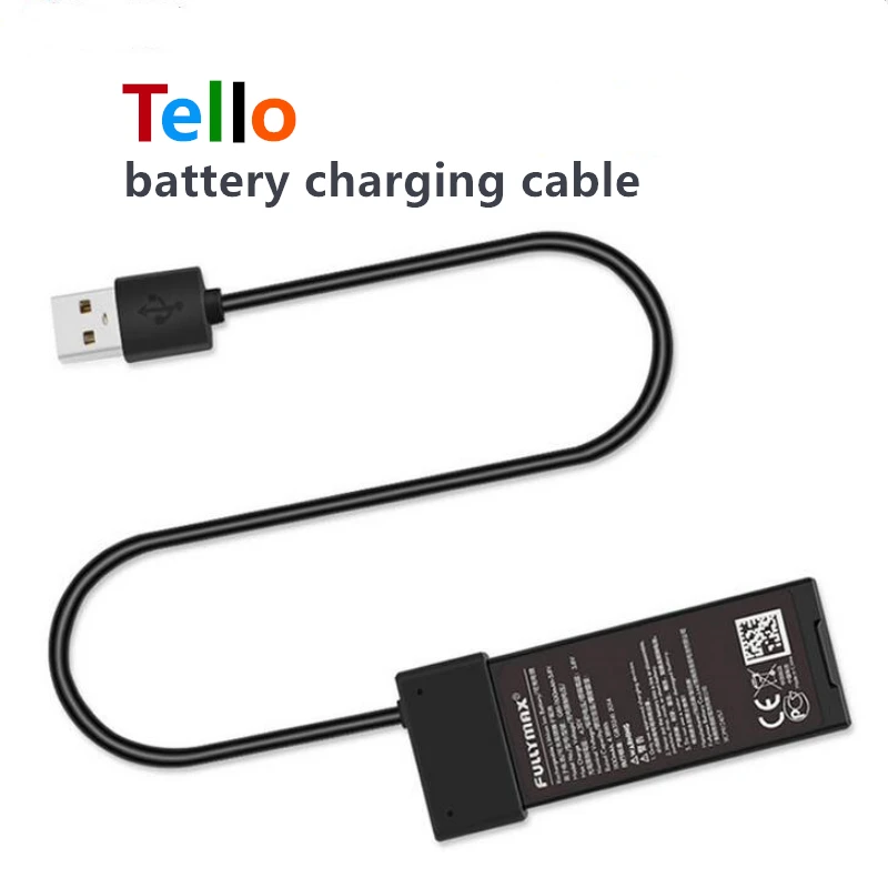 Зарядное устройство кабельная линия USB зарядный порт подключения 33 см для DJI tello(вращение по часовой стрелке и против часовой стрелки) Дрон Батарея аксессуары