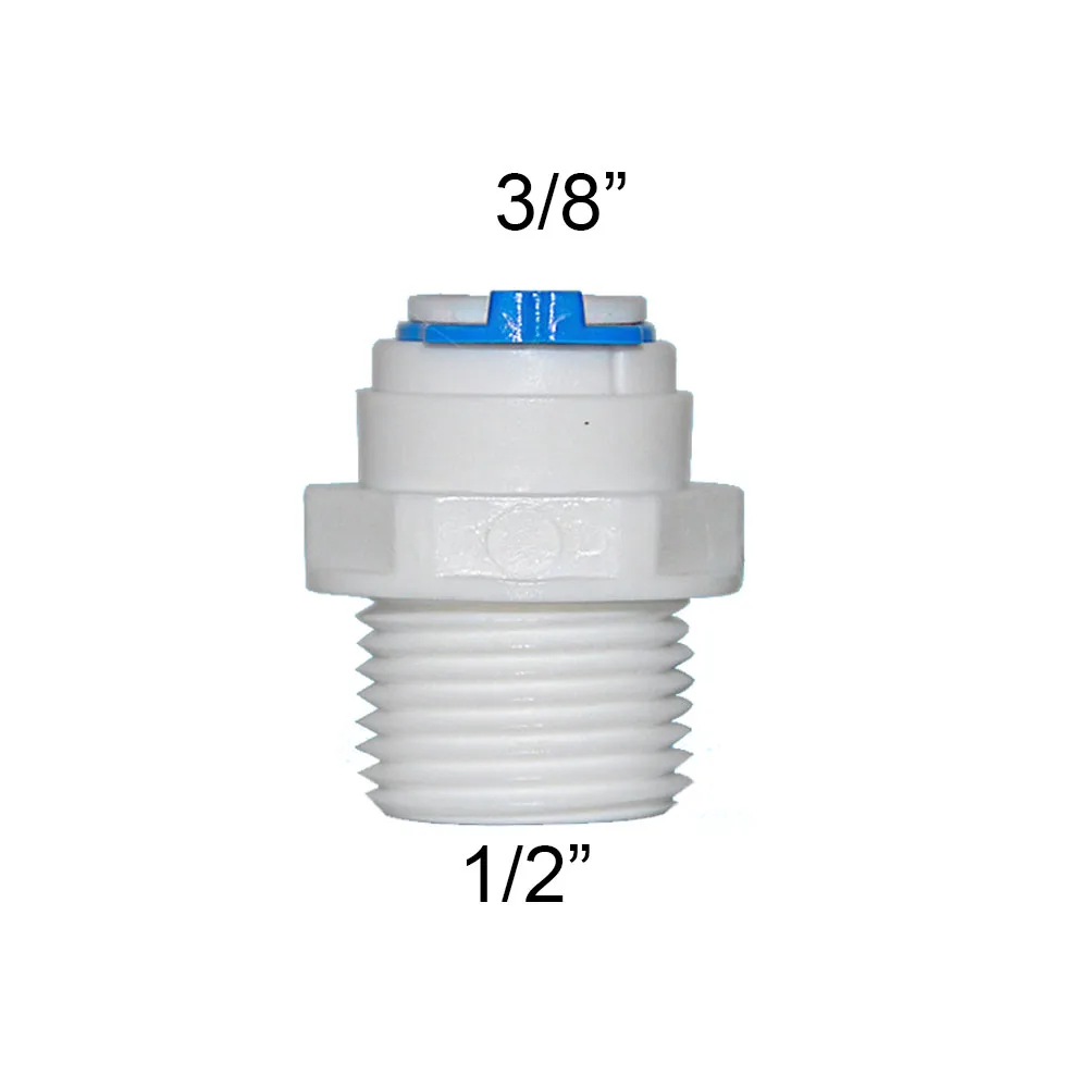 1 шт. 1/" Внешние резьбовые до 3/8" быстроразъемные Соединительные элементы аксессуары для очистителя воды быстроразъемные прямые(I-type) мужские нитки