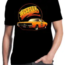Dukes Of Hazzard General Lee/Классические Вечерние черные футболки для мальчиков в американском стиле,, новая модная брендовая мужская одежда