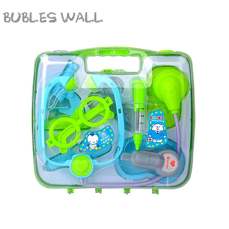 

Bubles Wall Doctor Toys Kids Pretend Play Toys Set For Children Doctor Medicine Box Role Play Educational Baby Toy Doctor Kit