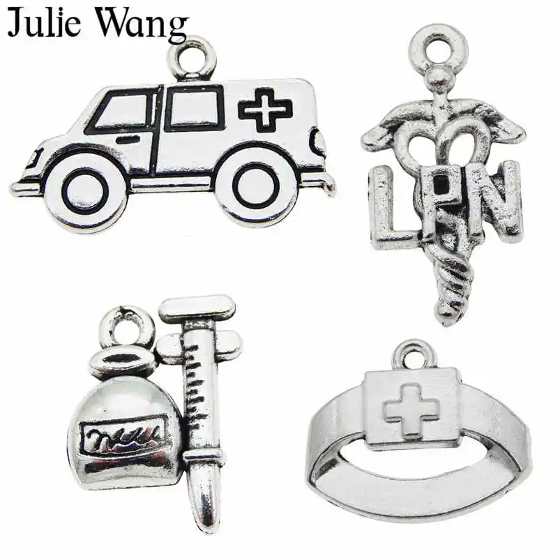 Julie Wang 12 шт. смешанные медицинские оповещения знак медсестры скорой помощи