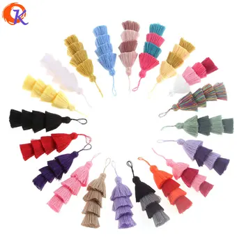 

Cordial Design 8CM 4layer/Cotton Tassels/Jewelry Accessories/DIY/Jewelry Making/Hand Made/diy Jewelry Findings/Embellishments