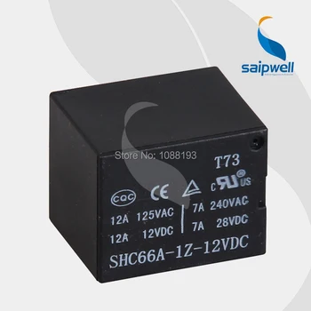 

(Lot 10pcs) 7A DC 3V-48V PBC Relay/ Power Relay SHC66A-1Z-12DVC