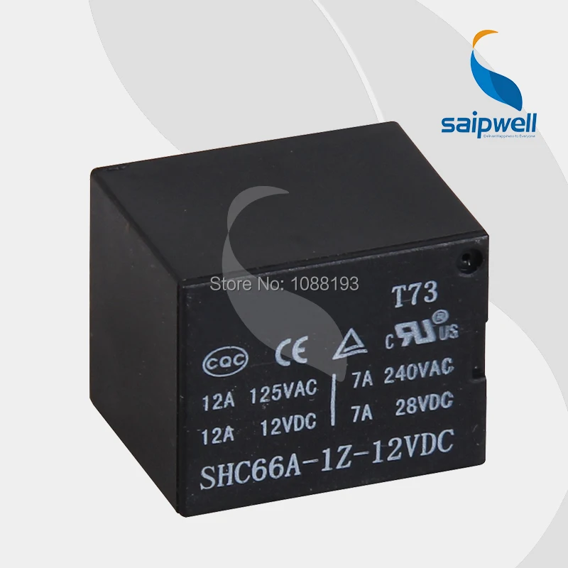

(Lot 10pcs) 7A DC 3V-48V PBC Relay/ Power Relay SHC66A-1Z-12DVC