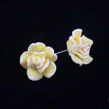 Fashion Small Yellow Flower Earrings Cheap Price Jewelry For Women Stud Earrings Dress Accessories