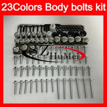 Parafusos da carenagem kit parafuso completo Para Triumph Daytona 600 03 04 05 Daytona600 Daytona 650 2003 2004 2005 Brisas parafuso parafusos e Porcas