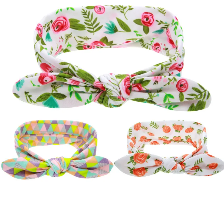 Kids Baby Girls Elastic Headbands Hairbands Girls Bandanas Hair