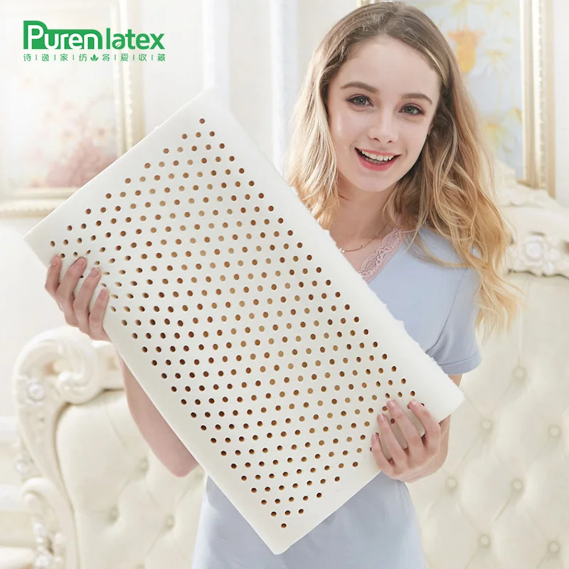 PurenLatex 50x30 Таиланд чистый натуральный латекс Подушка позвоночника шеи защитная