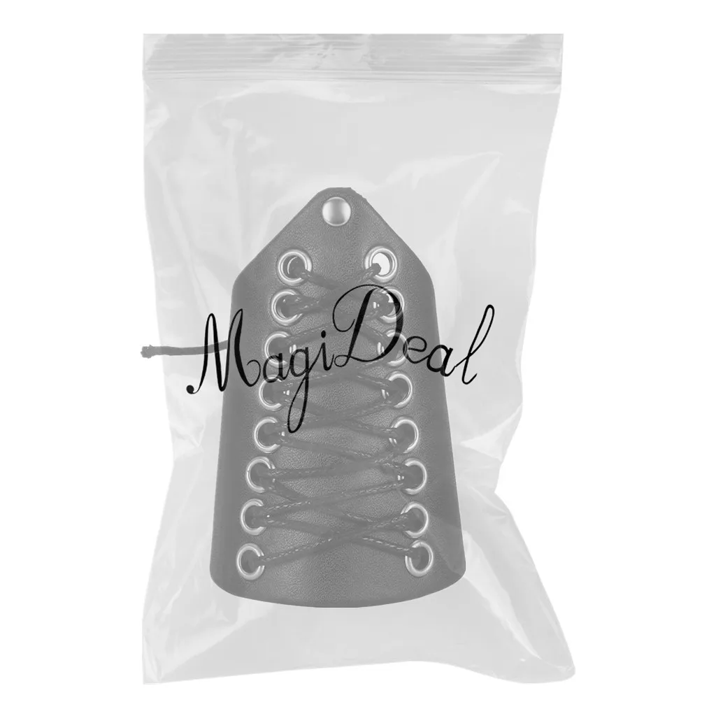 PU Leather Laces Wristband Unisex Protective Arm Guard Sports Punk Clothing Fashion Bangle Arm Warmers Leather Bracelet