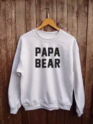 Sugarbaby Papa Bear Забавный свитер для папы папа подарки папа Рождественские Подарки для него dad to be забавная Толстовка с длинным рукавом Папа Топы
