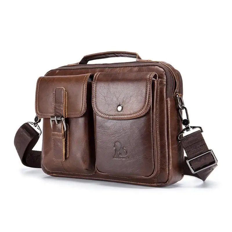 HTB160ZBPNTpK1RjSZR0q6zEwXXaG Men Business Briefcase Vintage Genuine Leather Laptop Messenger Bag Cowhide Big Capacity Tote Office Handbag Men Briefcase