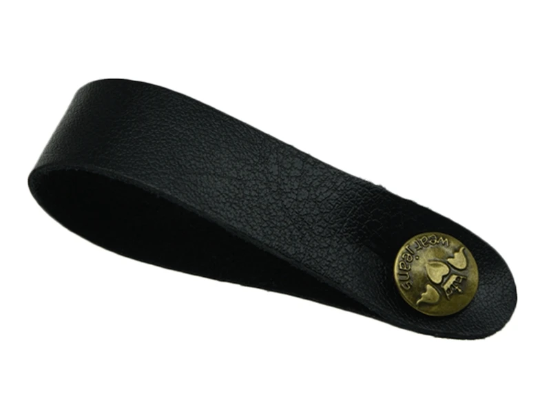 Buy High quality Black Real Leather Strap Hook with