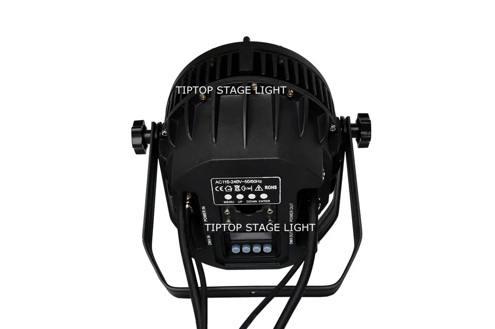 TIPTOP TP-P105 18x18 Вт RGBW Янтарный фиолетовый водонепроницаемый светодиодный Par свет 6в1 DMX 6/10 каналов высокой мощности крытый/Открытый тихий рабочий