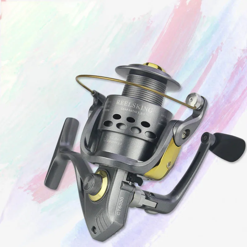 

Hot Sale Gear Ratio 5.2:1 2000-7000 Series Metal Line Cup Baitcasting Spinning Fishing Reel Outdoor Sea Fishing Tackle Tools