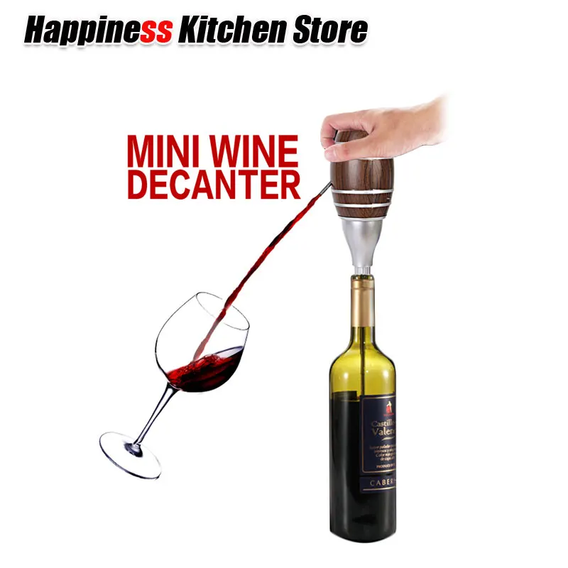 

Electric Mini Wine Decanters Pump Wine Dispenser Plastic Wine Breather Wine Sobering Tools Kitchen Accessories