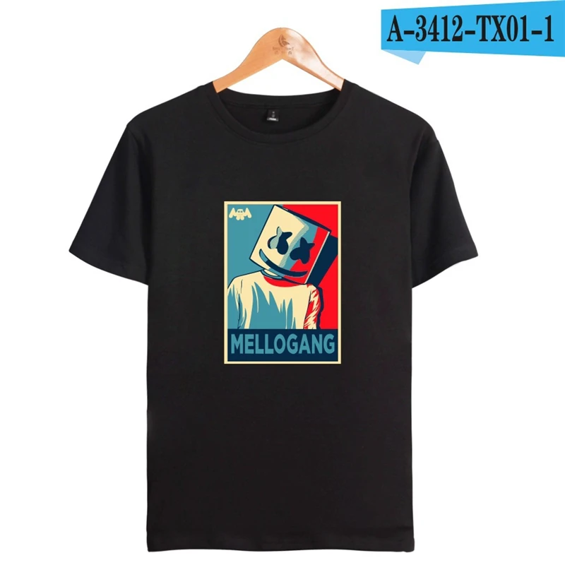 

Marshmello Tshirt Anime T-Shirts Popular Marshmello T Shirts Causal Boys Clothing Marshmello Clothes Men Tshirt And Tops Boys