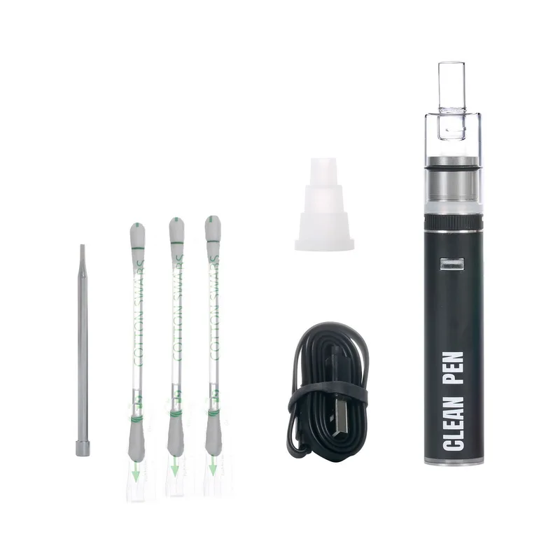 Greenlightvapes G9 Clean Pen Ceramic Quartz Heating Coil Atomizer Pocket Vaporizer Wax Vape 1000mAh Battery Smoking Big Vapor Greenlightvapes G9 Clean Pen Ceramic Quartz Heating Coil Atomizer Pocket Vaporizer Wax Vape 1000mAh Battery Smoking Big Vapor