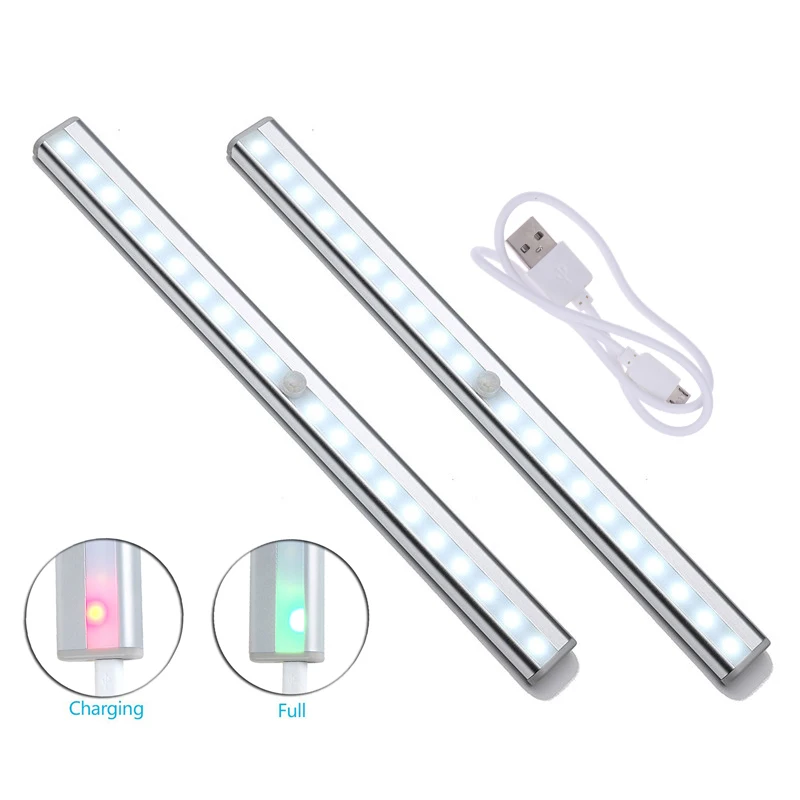 

Rechargeable Wireless 10 leds Night Light with PIR Motion Sensor Bedroom Cabinet closet light 4*AAA Battery Drawer wardrobe lamp