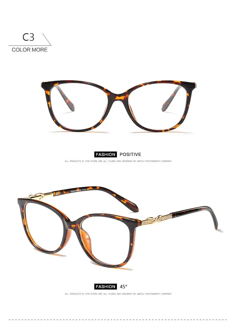 Квадратные Рецептурные очки рамки женские брендовые компьютерные прозрачные оптические линзы для близорукости игровые женские очки антибликовые УФ