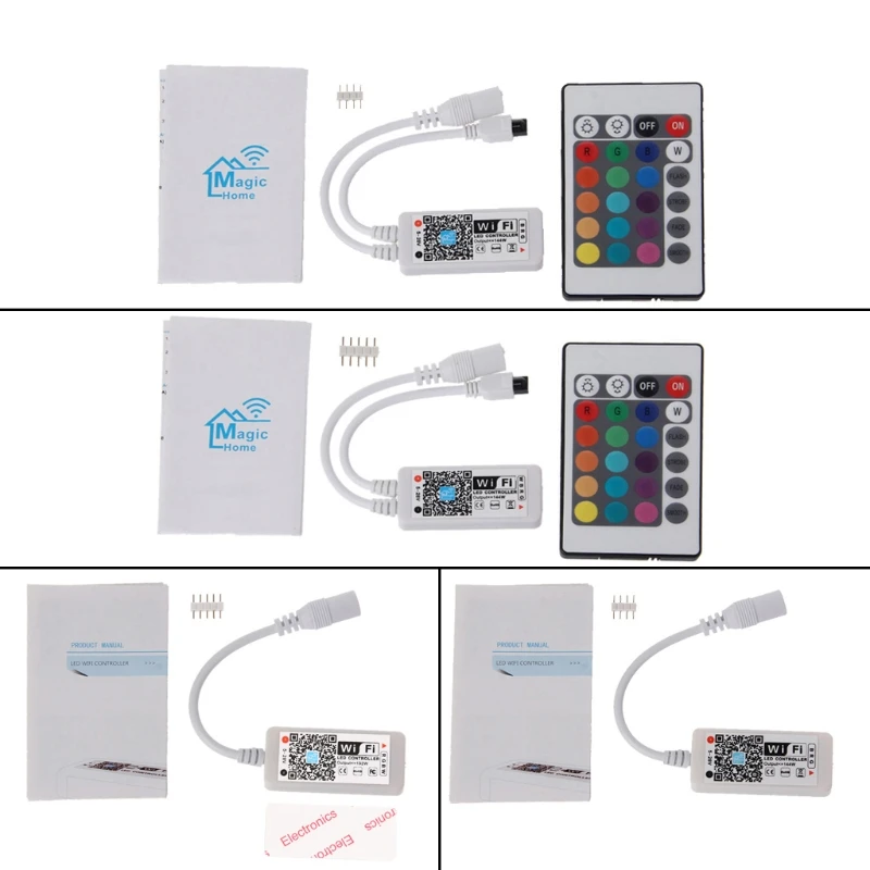

DC 5-28V 16 Million Colors 192W LED Wifi RGBW Controller For RGB LED Strip