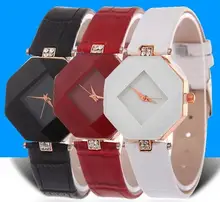 New Leather Fashion Brand Bracelet Watches Women Ladies Casual Quartz Watch Crystal Wrist Watch Wristwatch Clock Hour
