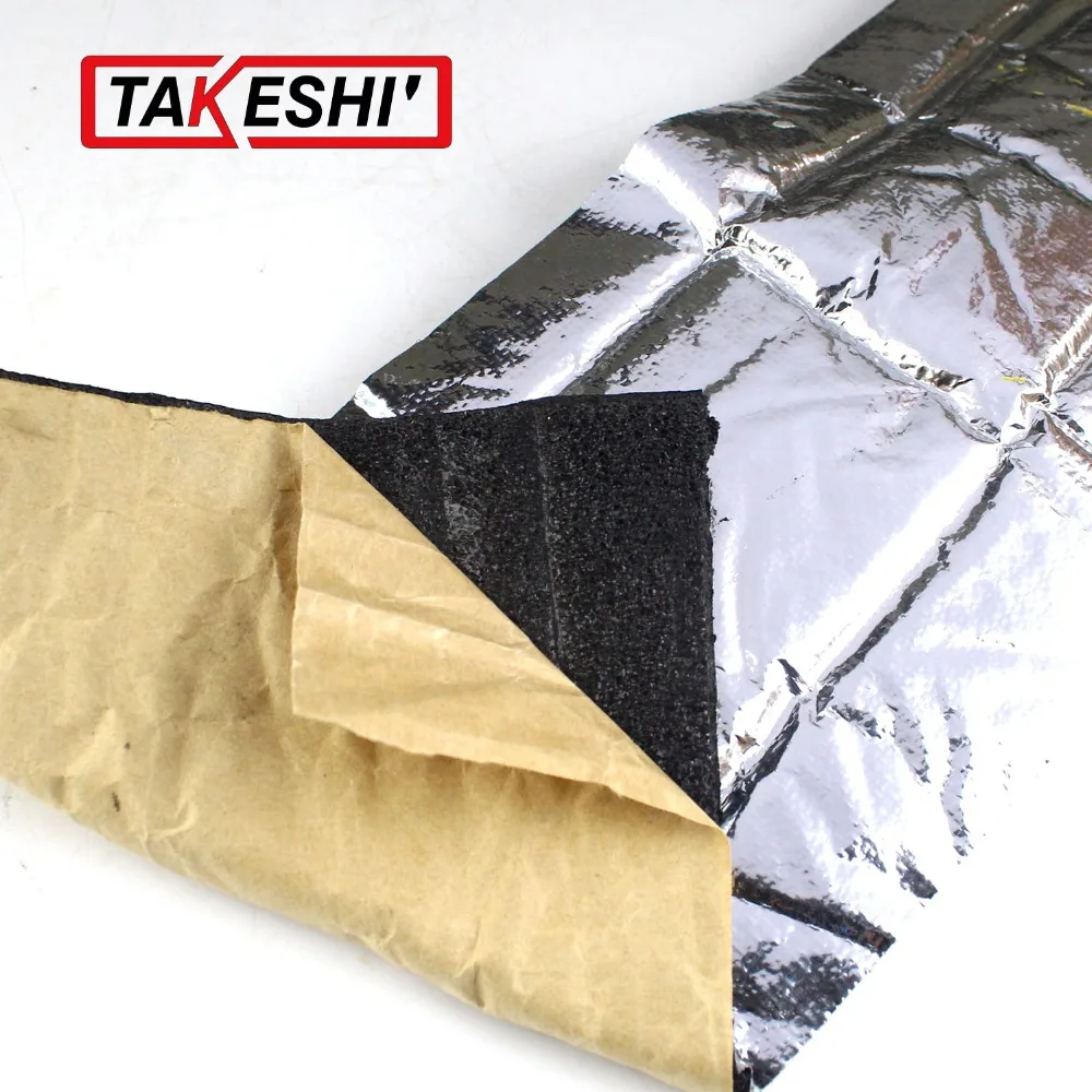 20"x40" 50cmx100cm CAR FOIL Heat Proof INSULATION Exhaust Deadener