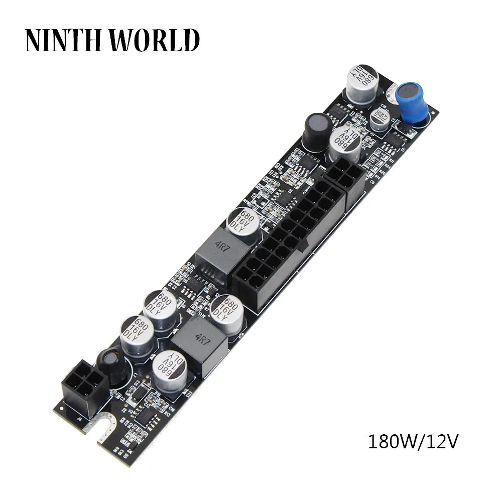 

DC ATX PSU 12V 180W Pico ATX Switch PSU 24pin MINI ITX DC to ATX PC Power Supply Car PC Power Supply For Computer