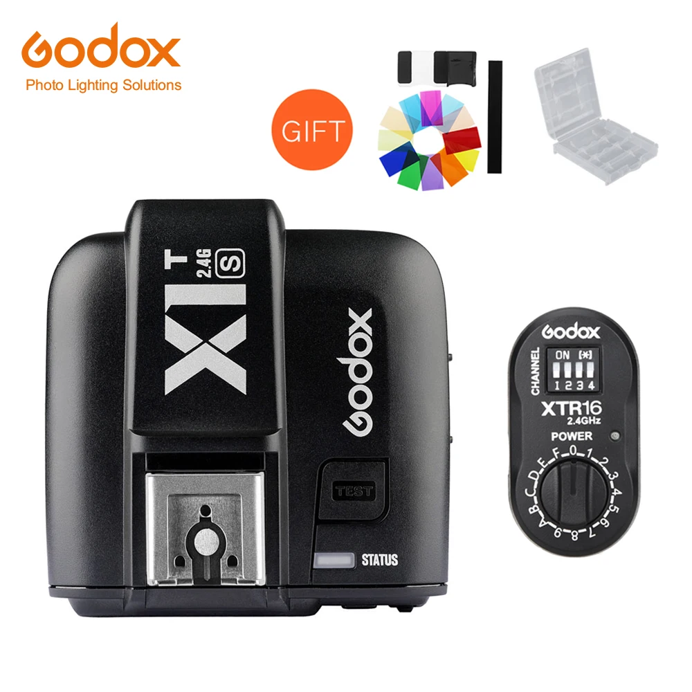 

Godox X1T-S TTL HSS 2.4G Flash Transmitter + XTR-16 USB Receiver kit for Sony Godox DE300 DE400 SK400 SK300 DP600 QT600