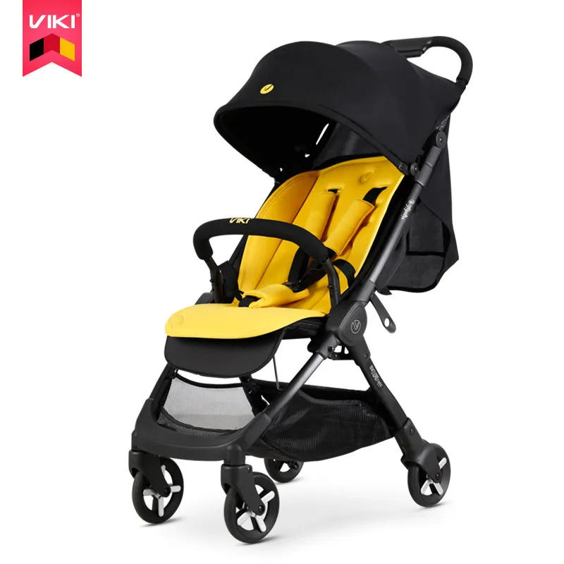 

5Kg Lightweight Luxury Hot Mom Stroller 3 in 1 Travel Pram Folding Portable Pink Stroller On Plane Stroller Baby Trolley