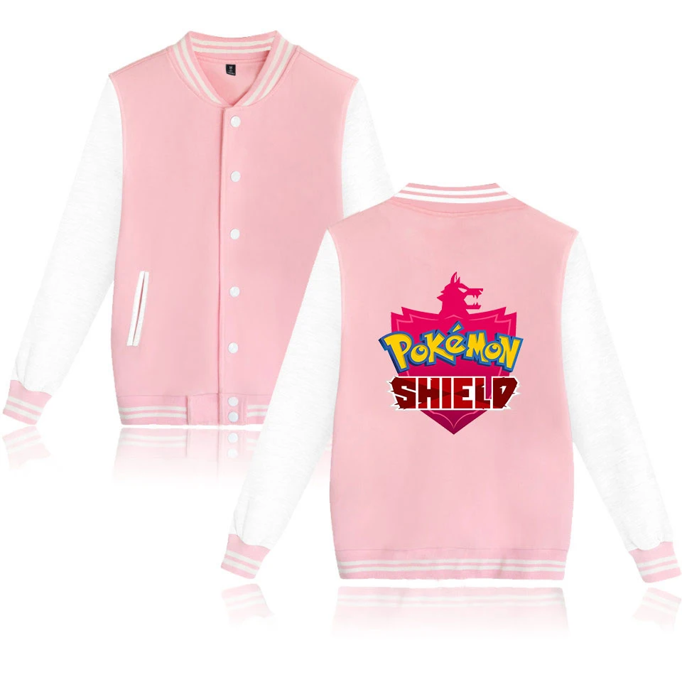 Pokemon Sword and Shield Printed Cool Game New Basebgall Jacket 2019 New Loose Autumn/Winter Casual Jacket baseball Uniform Pokemon Sword and Shield Printed Cool Game New Basebgall Jacket 2019 New Loose Autumn/Winter Casual Jacket baseball Uniform