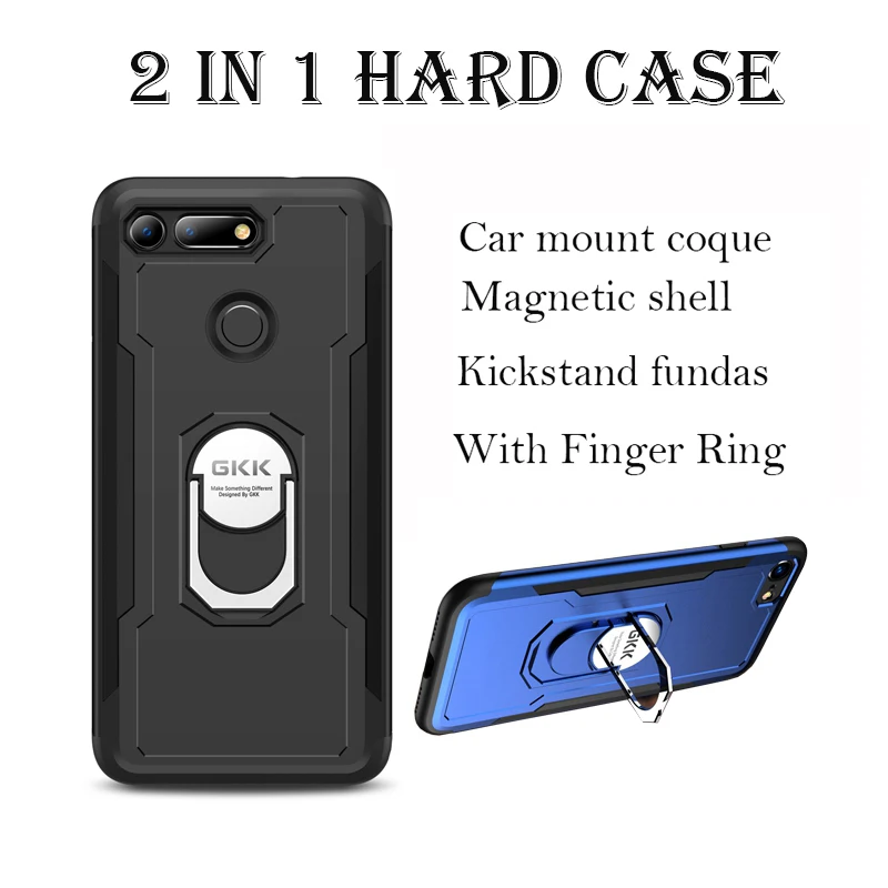 

Kickstand Magnetic Case for Huawei Mate 20 Pro Case Fundas 2 in 1 Hard Back Cover for Huawei Nova 4 Honor V20 Case Adsorption
