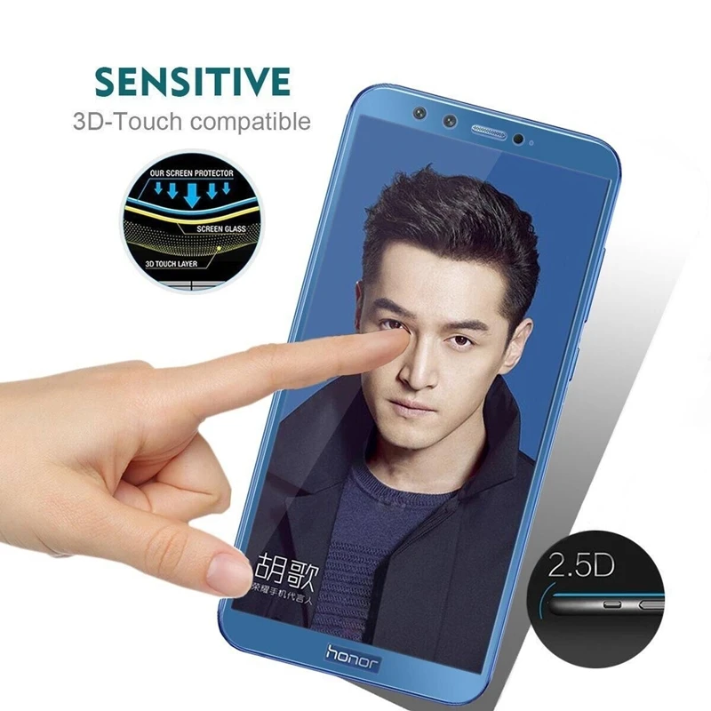 Закаленное стекло с защитой от царапин для Huawei Honor 9 V10 Защитная пленка экрана