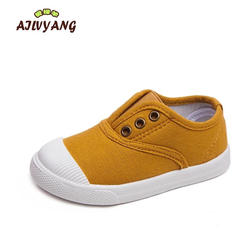 

Kids Canvas Shoes Autumn Spring Children's Brethable Shoes Boys Girls Baby Running Candy Color Shoes Toddlers Students Sneakers