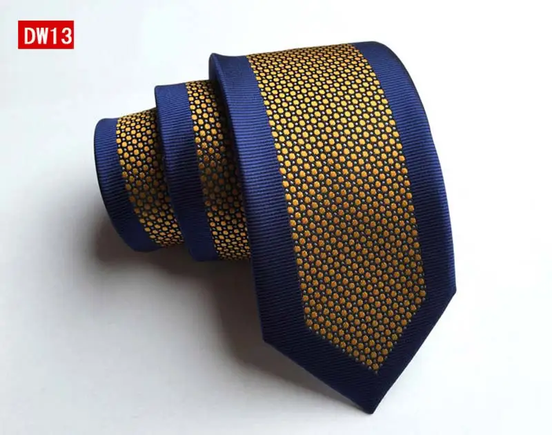 Высокое качество 6 см мужские обтягивающие галстуки в полоску полиэстер шелк Узкий вязаный жаккардовый галстук тонкий шафера шеи галстук для свадебной вечеринки
