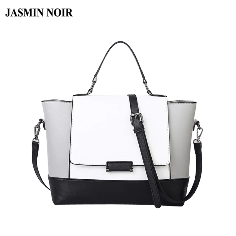 designer handbags high quality black and white bag fashion ladies shoulder trapeze bags handbags ...