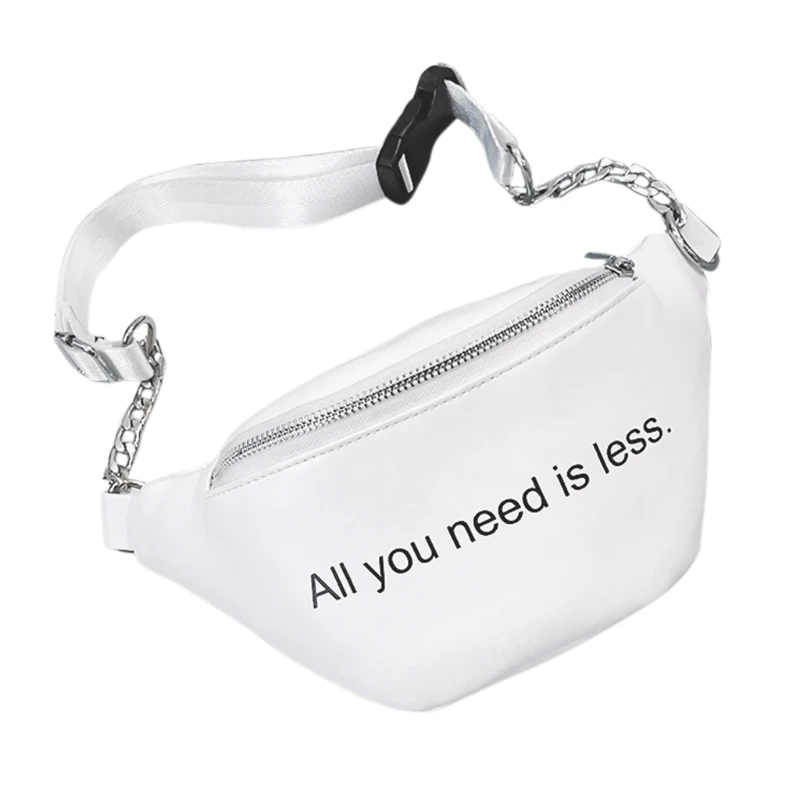 Для женщин Мода талии Fanny Pack панк грудь Бум сумка на молнии Хип кошелек путешествия
