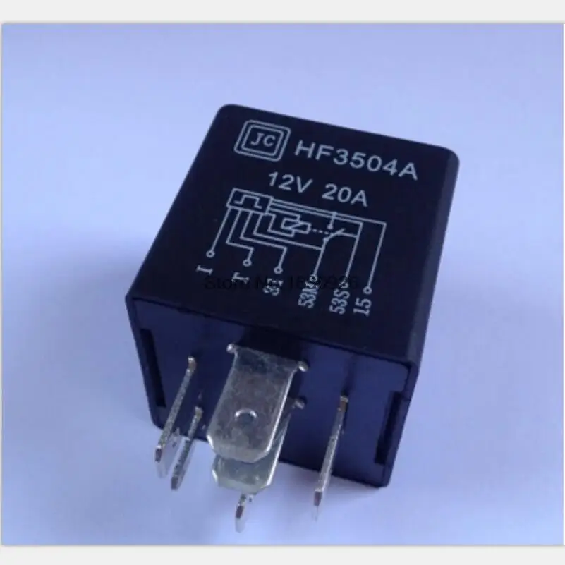 Free shhipping HF3504 Intermittent wiper relay Automobile relay 6Pin