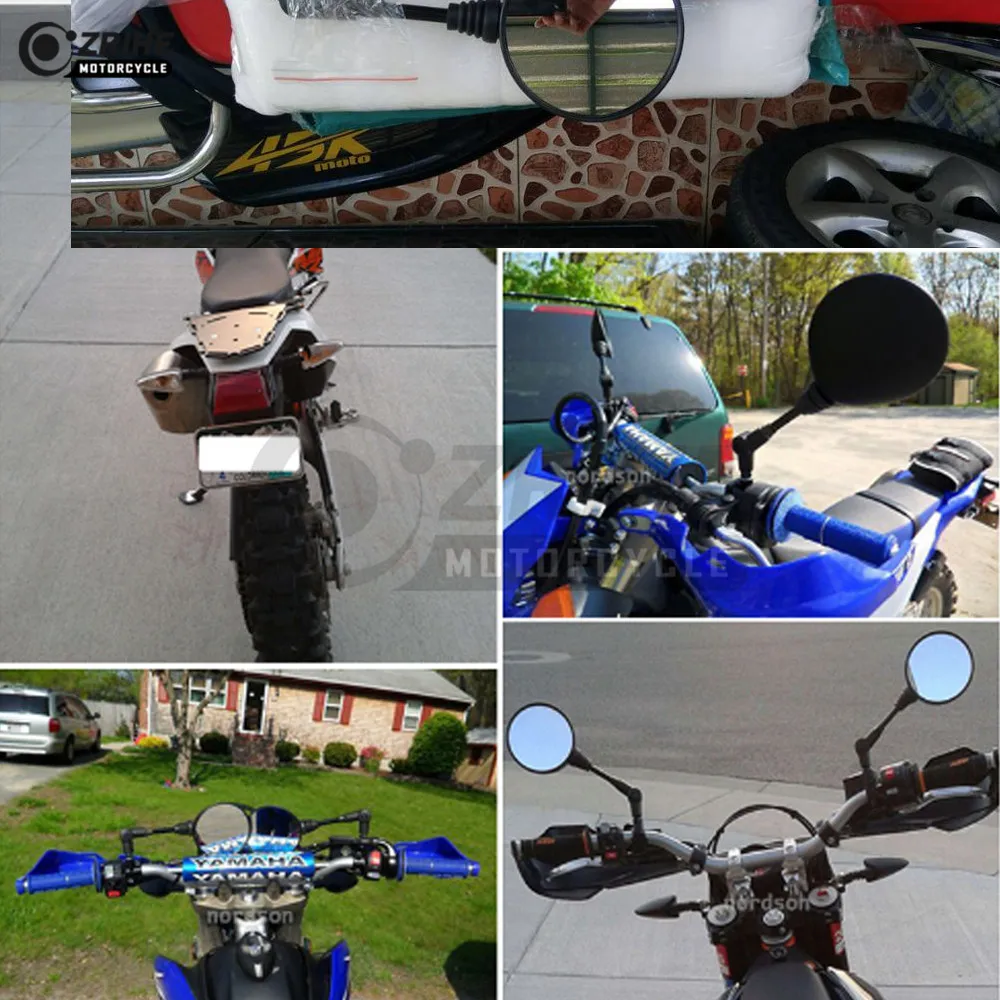 8 мм 10 mmMotorbike Зеркало заднего вида мотоциклетные складные боковые зеркала для yamaha