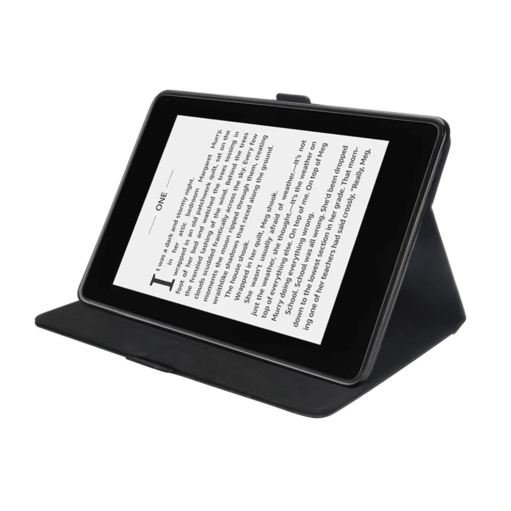 A ZGPAX чехол для Amazon Kindle Paperwhite 4 Смарт Стенд Ультра Тонкий Смарт кожаный чехол-футляр на магните стойки для планшета z70 - Цвет: A
