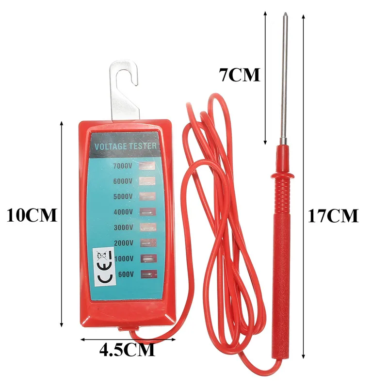 Вольтметр 600 В до 7000 в ручной Электрический подача напряжения на забор тестер напряжения детектор измеритель напряжения вольт измерение сада неоновые инструменты для ламп
