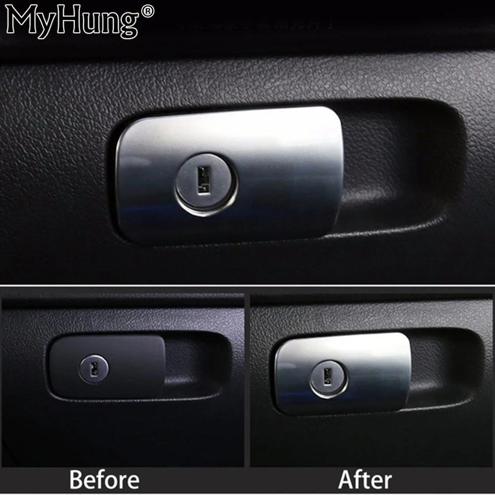 

Car-Styling For VW for Volkswagen Tiguan 2010 2011 2012 2013 2014 2015 Car Accessories Glove Box Switch Cover 1pc